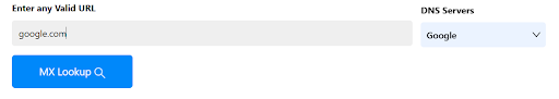 Mx Record Lookup